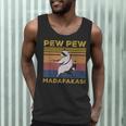 Pew Pew Raccoon Men's Tank Top - Vintage Retro Humor
