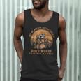 Raccoon Hiking Society Men's Tank Top | Vintage Outdoor Adventure
