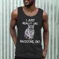 Raccoon Lover Men's Tank Top – Playful Charm for Animal Enthusiasts