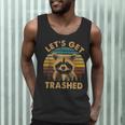 Raccoon Lovers Adorable Animal Let's Get Trashed Small Men Tank Top