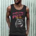 Raccoon Men's Tank Top - Strawberry Jam Theme