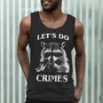 Raccoon Mischief Tank Top for Men - Let's Do Crimes Cute Animal