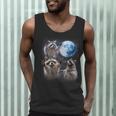 Raccoon Moonlight Tank Top - Men's Outdoorsy Theme