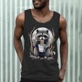 Raccoon Noodle Cup | Unisex Tank Top | Fun & Whimsical
