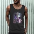 Rat Men Tank Top | Rats Howling at the Moon Graphic Tee