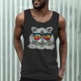 Retro Raccoon Sunglasses Tank Top for Animal Lovers | Men’s Style