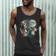 Three Possum Moon Tank Top | Fun & Quirky Gift for Men