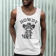 Cowboy Raccoon Unisex Tank Top - Fun Western Style