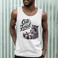 Cute But Feral Panda Raccoon Tank Top - Fun Costume for Men