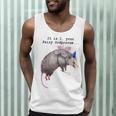 Fairy Godpossum Raccoon Trash Panda Men's Tank Top - Fun & Whimsical