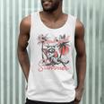 Feral Girl Summer Meme Feral Raccoon Summer Vacation Men Tank Top