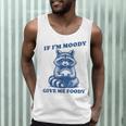 Moody Raccoon Meme Tank Top - Men's Fun Gift