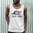 Raccoon Apparel & Trash Panda Modern Animal Print Grey T-Shirt Small Short Sleeve Pull On Classic Fit All Seasons Men Tank Top