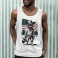 Raccoon Cowboy Country Tank Top | Vintage Style for Adults
