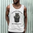 Raccoon Humor Men’s Tank Top - Fun Gift for Nature Lovers