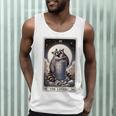 Raccoon Lovers Tarot Card Men's Tank Top | Rustic Design