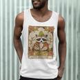 Raccoon Trash Panda Tank Top – Funny Moonlit Design for Men