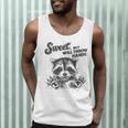 Sarcastic Raccoon Tank Top - Humorous Men's Wear
