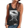 Alien UFO Raccoon Flowy Tank
