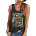 Everything Is Trash Retro Raccoon Lover Camping Flowy Tank