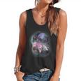 Ferrets Howling At The Moon Shirt Ferret Flowy Tank