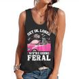 Get In Loser We’Re Going Feral Raccoon Opossum Meme Flowy Tank