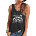 Not My Trash Not My Dumpster Cute Baby Raccoon Flowy Tank
