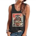 Raccoon Anime Ramen Lover Flowy Tank | Fun Unisex Japanese Tee