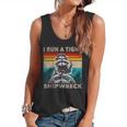 Raccoon Captain Vintage Flowy Tank – Nautical Humor for Casual Wear