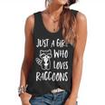 Raccoon Lover Flowy Tank | Charming Raccoon Design for Girls