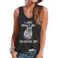 Raccoon Lover Flowy Tank | Fun Animal-Themed | Casual Style