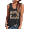 Raccoon Lover Periodic Table Chemistry Flowy Tank | Fun Science Apparel