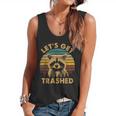 Raccoon Lovers Flowy Tank - Cute Animal Theme for Fun Vibes