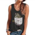 Raccoon Lover's Flowy Tank Top - Cute Pocket Animal Design