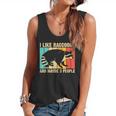 Raccoon For Men Women Raccoon Lover Introvert Flowy Tank