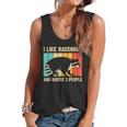 Raccoon For Men Women Raccoon Lover Introvert Flowy Tank