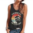 Raccoon Vintage Flowy Tank - Chill Vibes Unisex Top