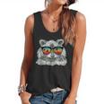 Retro Raccoon Animal Lover Flowy Tank - Cute Sunglasses Style