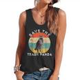Save the Trash Panda Raccoon Flowy Tank - Vintage Sunset Design