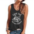 Save The Trash Pandas Raccoon Animal Lover Flowy Tank