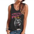 Strawberry Jams But My Don't Raccoon Flowy Tank
