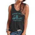 Support-Local-Street-Cat Vintage Raccoon Opossum Skunk Flowy Tank