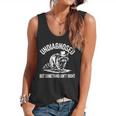 Undiagnosed But Something Ain't Right Cowboy Raccoon Flowy Tank