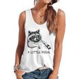 Animal Raccoon Flowy Tank - Cute Trash Panda Design