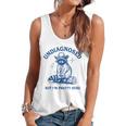 Cowboy Raccoon Meme Flowy Tank - Fun Unisex Top for Casual Style
