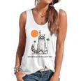 Everyday Is Trash Day Retro 90s Sunset Raccoon Trash Panda Flowy Tank