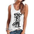 Western Raccoon Cowboy Cowgirl Country Flowy Tank for Unisex