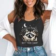 Funny Raccoon Flowy Tank – Playful Trash Can Wildlife Theme