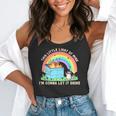 Groovy Raccoon Flowy Tank - Light of Mine Dumpster Fire Fun