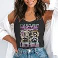 I'm Not Part Of The Problem Raccoon Meme Bootleg Flowy Tank